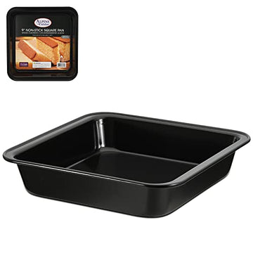 Alpine Cuisine Turkey Roaster Pan with Rack 16-Inch - Nonstick Coating  Carbon Steel Pan - Black & Heavy Duty Roasting Pan - Easy to Clean