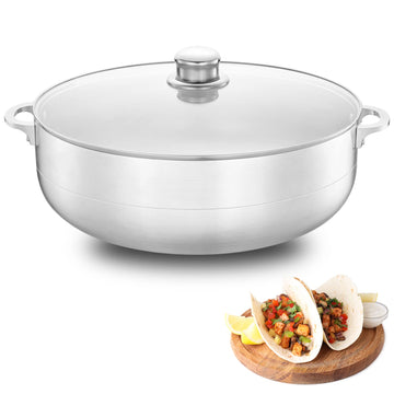 large aluminum cooking pot