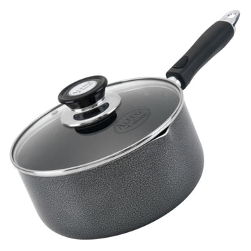 Alpine Cuisine Sauce Pan Stainless steel 3Qt Belly Shape with
