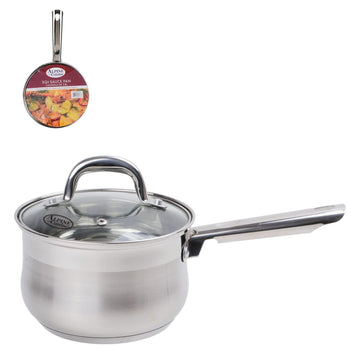 Alpine Cuisine Sauce Pan 1.5qt Aluminum Nonstick Coating Soft Touch Ba