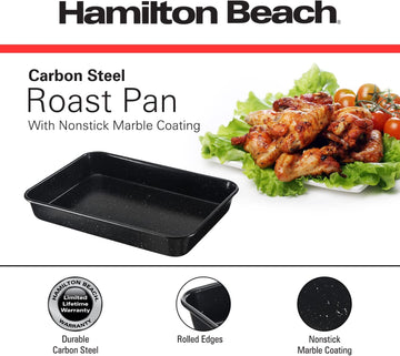 Hamilton Beach Carbon Steel Cookie Pan, Professional Quality Kitchen C