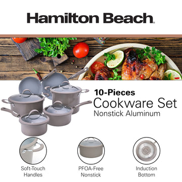 Hamilton Beach Silicone Baking 4pc Tool Set with Turner, Spoon, Spatul