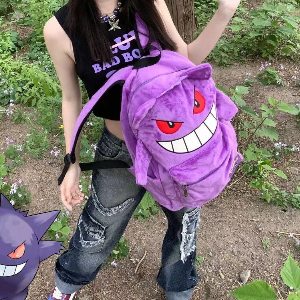 Mochila de Pelúcia Pokémon Gengar – GatoGeek