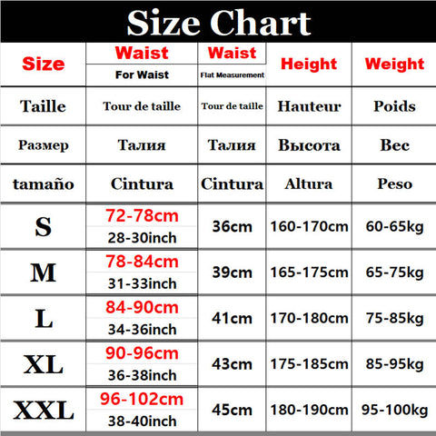 size chart of Zippered Athletic Supporter Jockstrap- pridevoyageshop.com - gay men’s underwear and swimwear