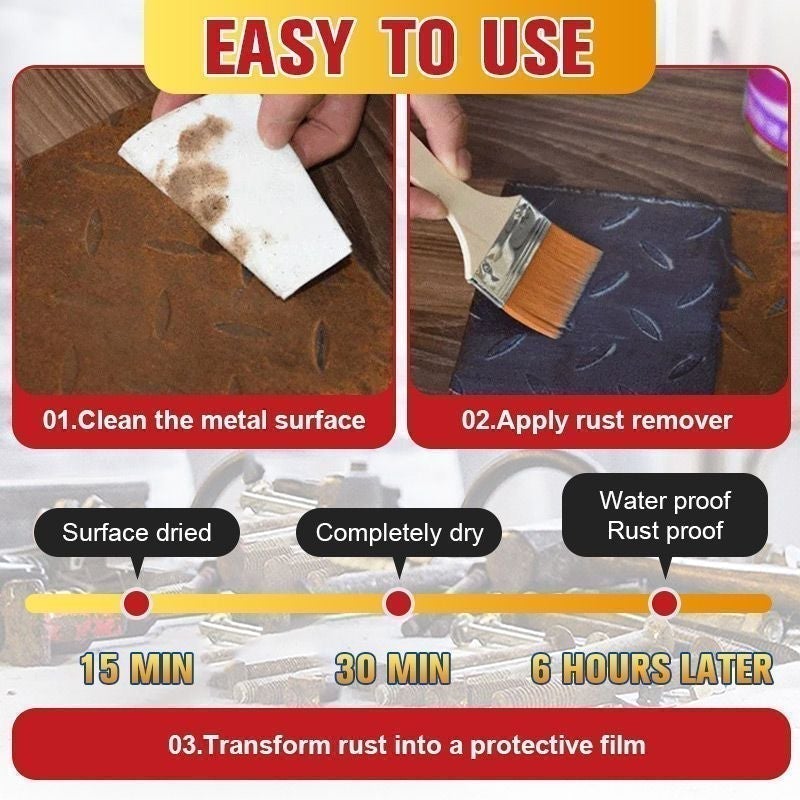 ✨Buy 2, Get 1 Free✨ Water-Based Metal Rust Remover