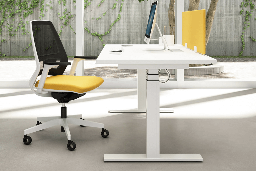 adjustable height office desk