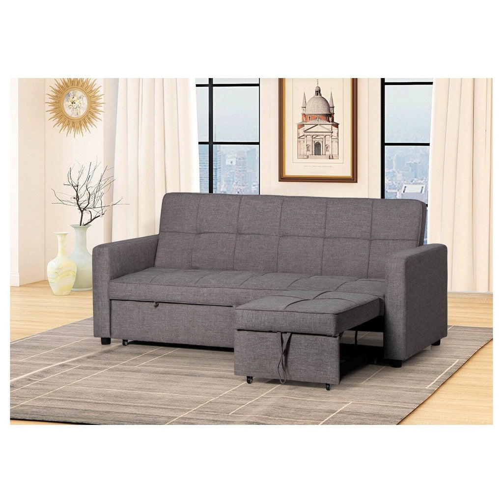 Sofa Cama Barato Felix 196x83cm (Abierto: 180x99cm) color gris