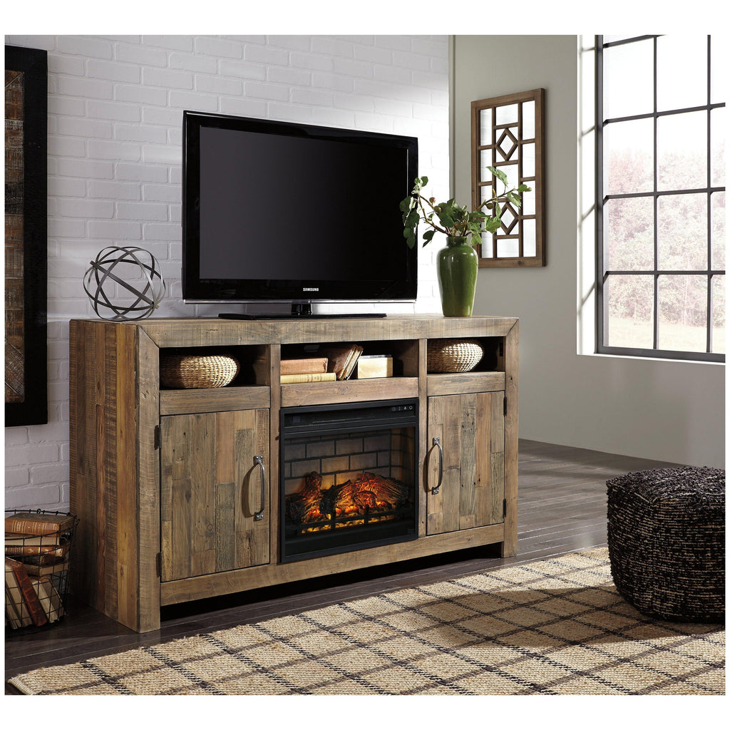 Mueble de TV con chimenea eléctrica - Mobel2 International House
