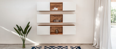 Mash Studios wall mounted shelving