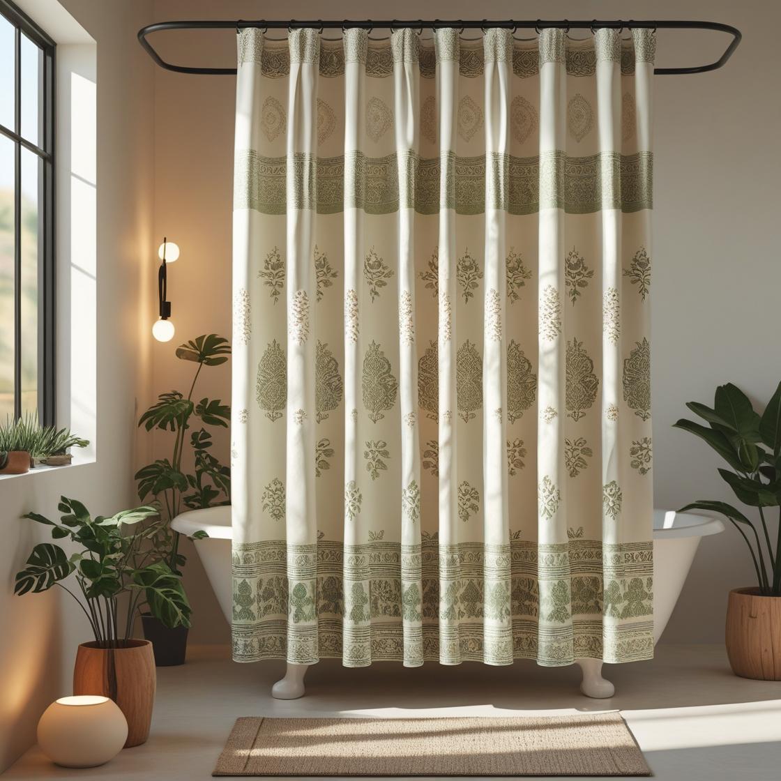 The ambiance is serene and stylish, conveying a curated makeover feel with a touch of boho elegance.