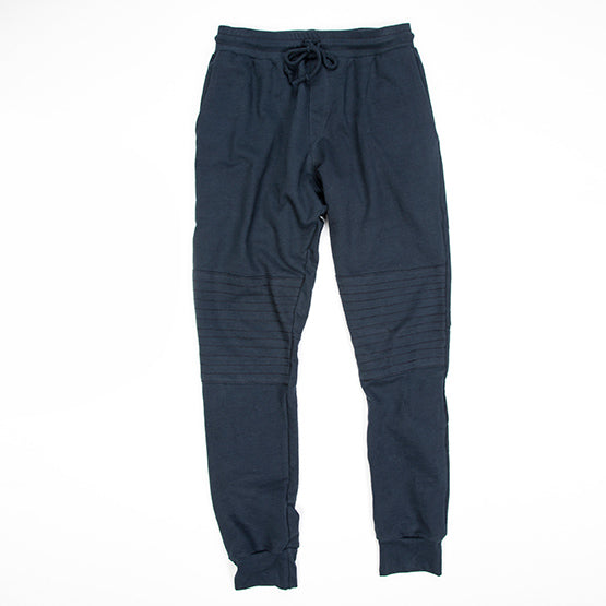 Navy Tailored Moto Joggers – Sweat Tailor