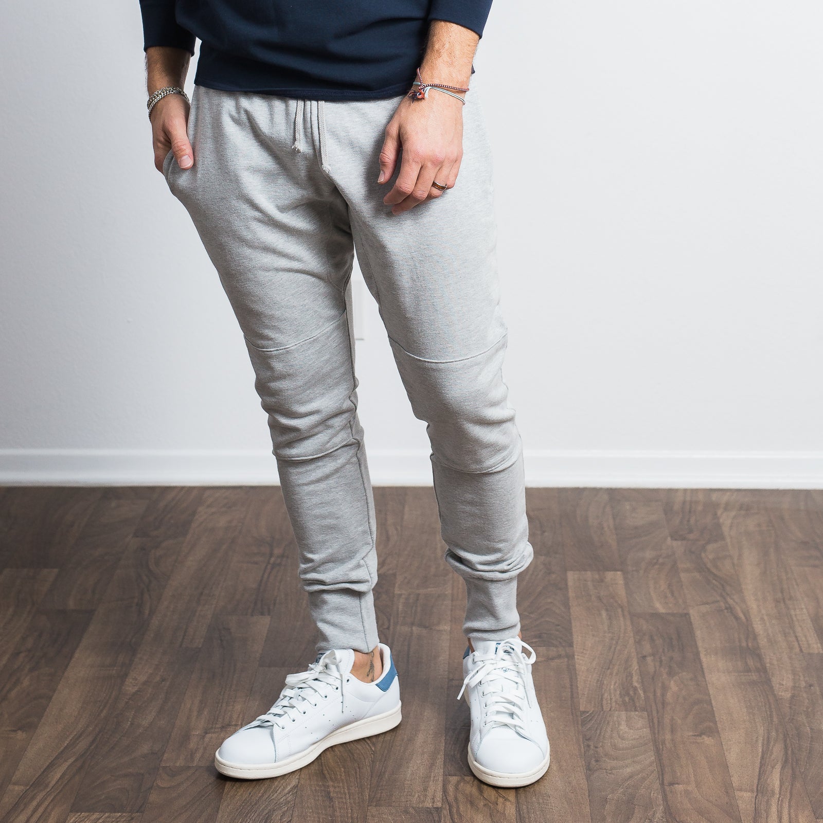 Heather Grey Stretch Tailored Joggers – Sweat Tailor