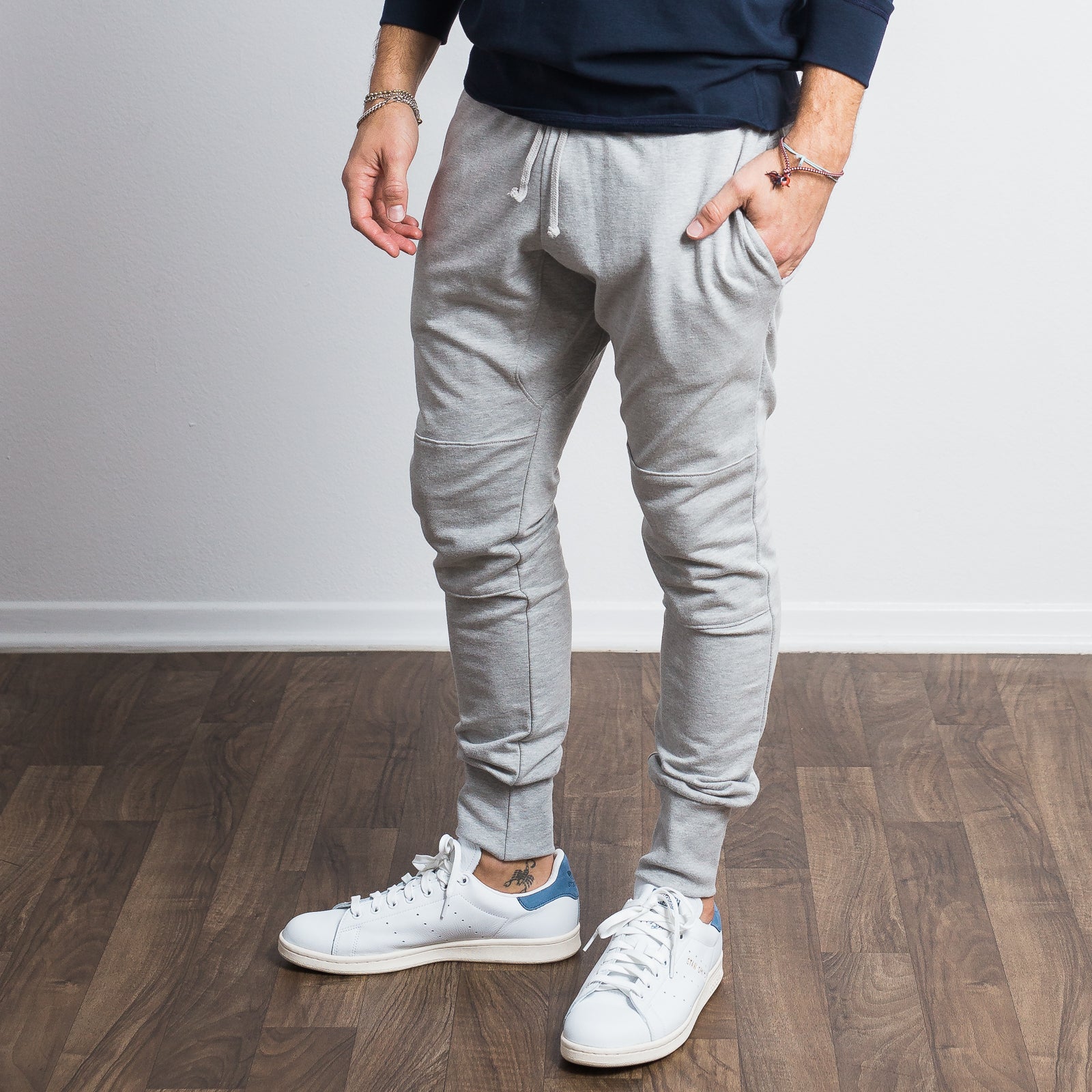 Heather Grey Stretch Tailored Joggers – Sweat Tailor
