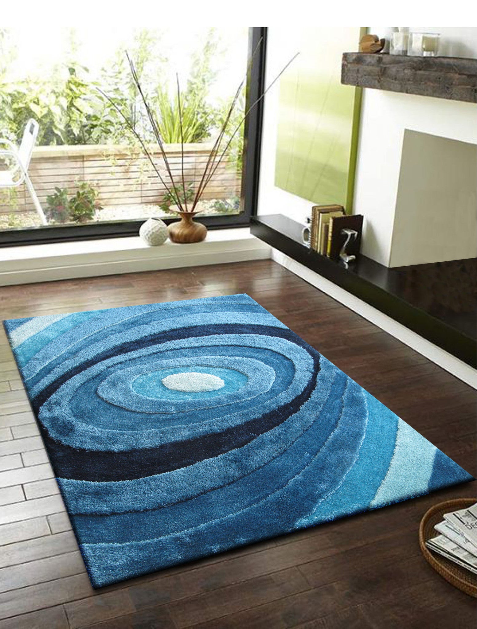 Turquoise Shag Rug Floor Add A New Dimension To Your Home With