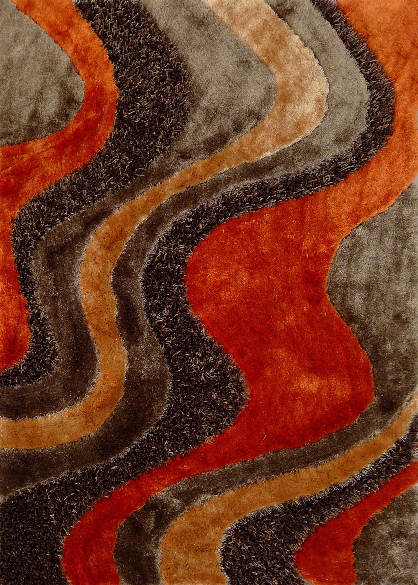 orange and brown area rugs