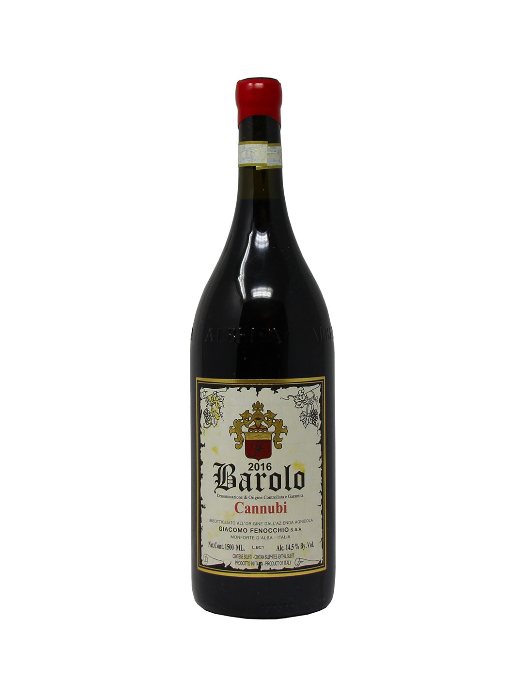 Giacomo Fenocchio "Cannubi" Barolo DOCG 2016 1,5L (capsule endommagée)