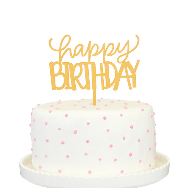 Download Happy Birthday Cake Topper - Alexis Mattox Design