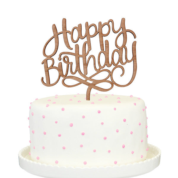 Download Happy Birthday Cake Topper - Alexis Mattox Design