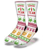 CHRISTMAS DRINKING TEAM Funny Christmas Socks