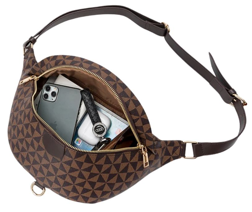 Banane luxe marron pour femme