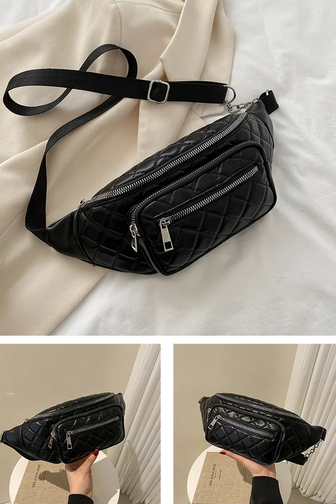 Sac banane femme cuir