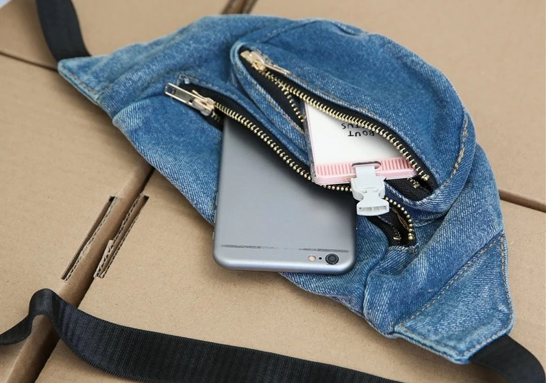 Sac banane jean