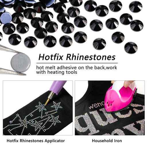 Siam Glass HotFix Rhinestones In Bulk  Rhinestone, Purse decorations,  Crystals and gemstones