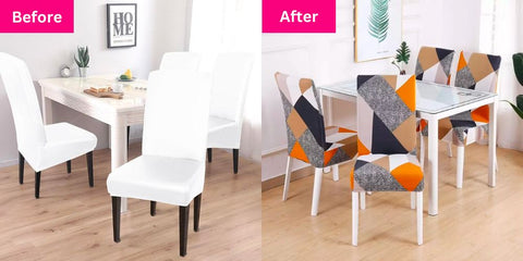 Magic Chair Covers - Before And After Trasformation