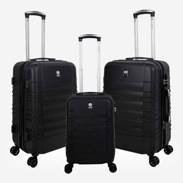 Santino Double Wheel Hard Shell Suitcase Set
