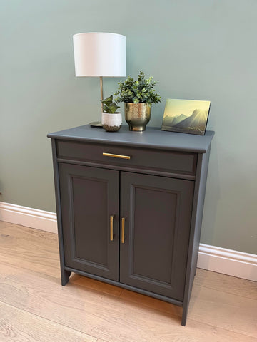 Cabinet painted in Frenchic Smudge