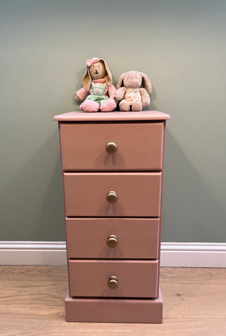 Frenchic Drawers painted in Dusky Pink