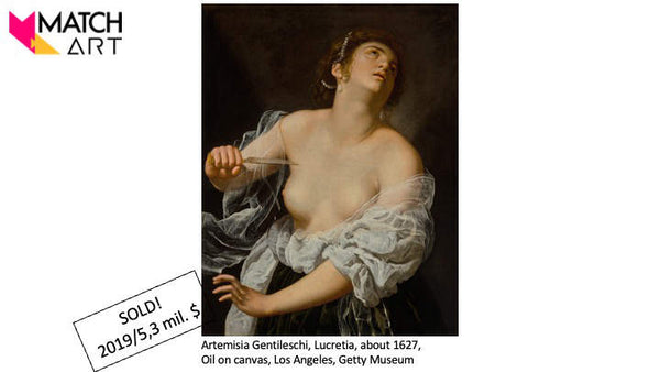 Paint Lucrezia by Artemis Gentileschi, MatchArt 2024