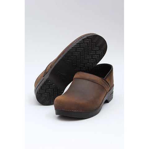 dansko oiled leather clogs