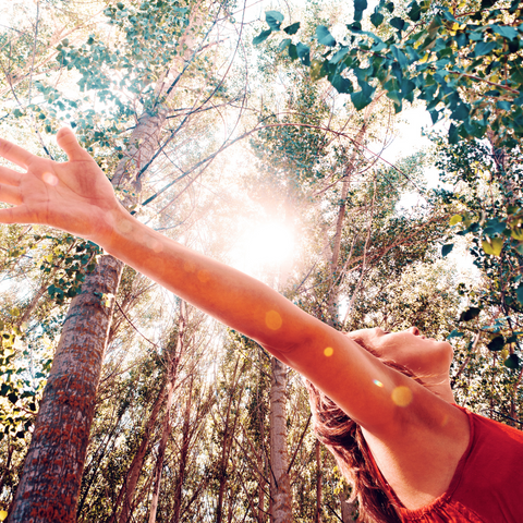 woman in nature