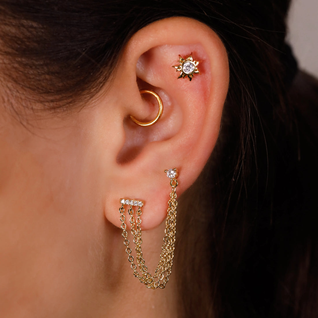 Piercing Link Dorado Anartxy