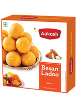 Akash Namkeen Besan Ladoo - 400 gms - India shopping