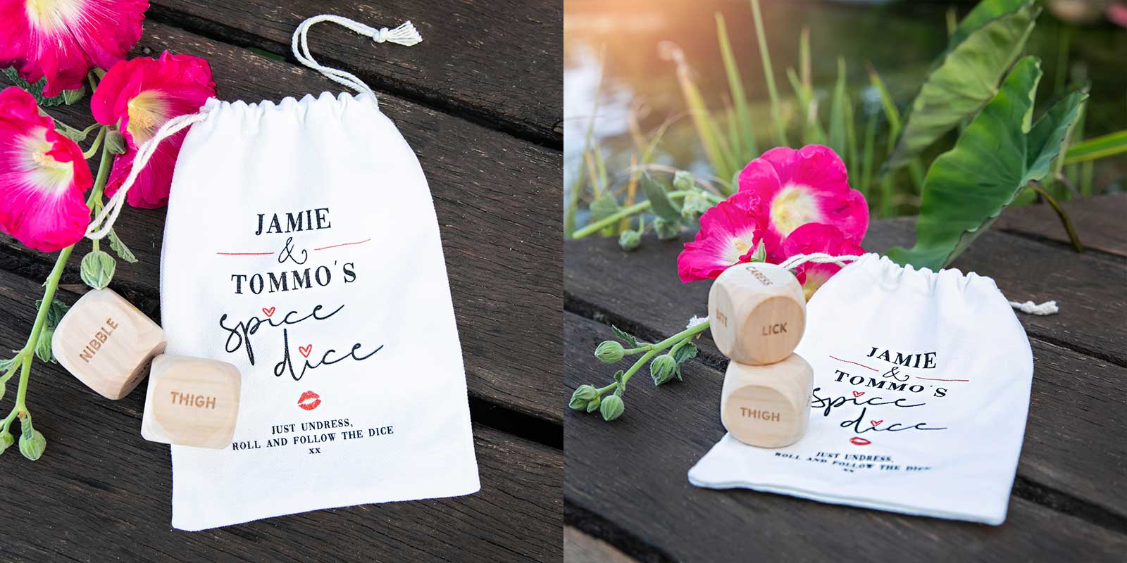 Personalised Date Night Dice Game