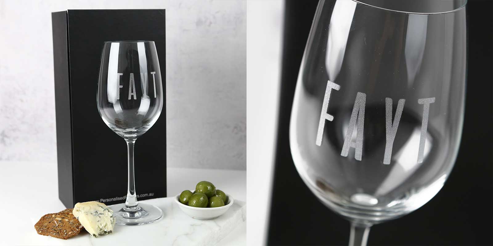 Engraved Corporate 360ml Wine Glass
