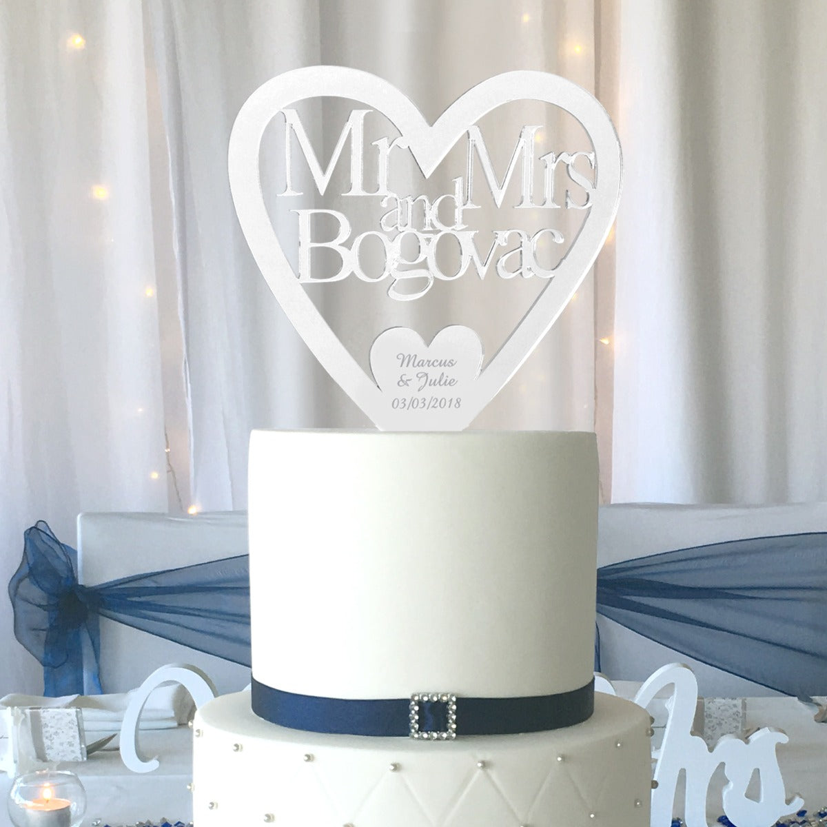 Acrylic Cake Topper