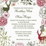 Christmas-style invite