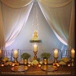 Golden Wedding setting