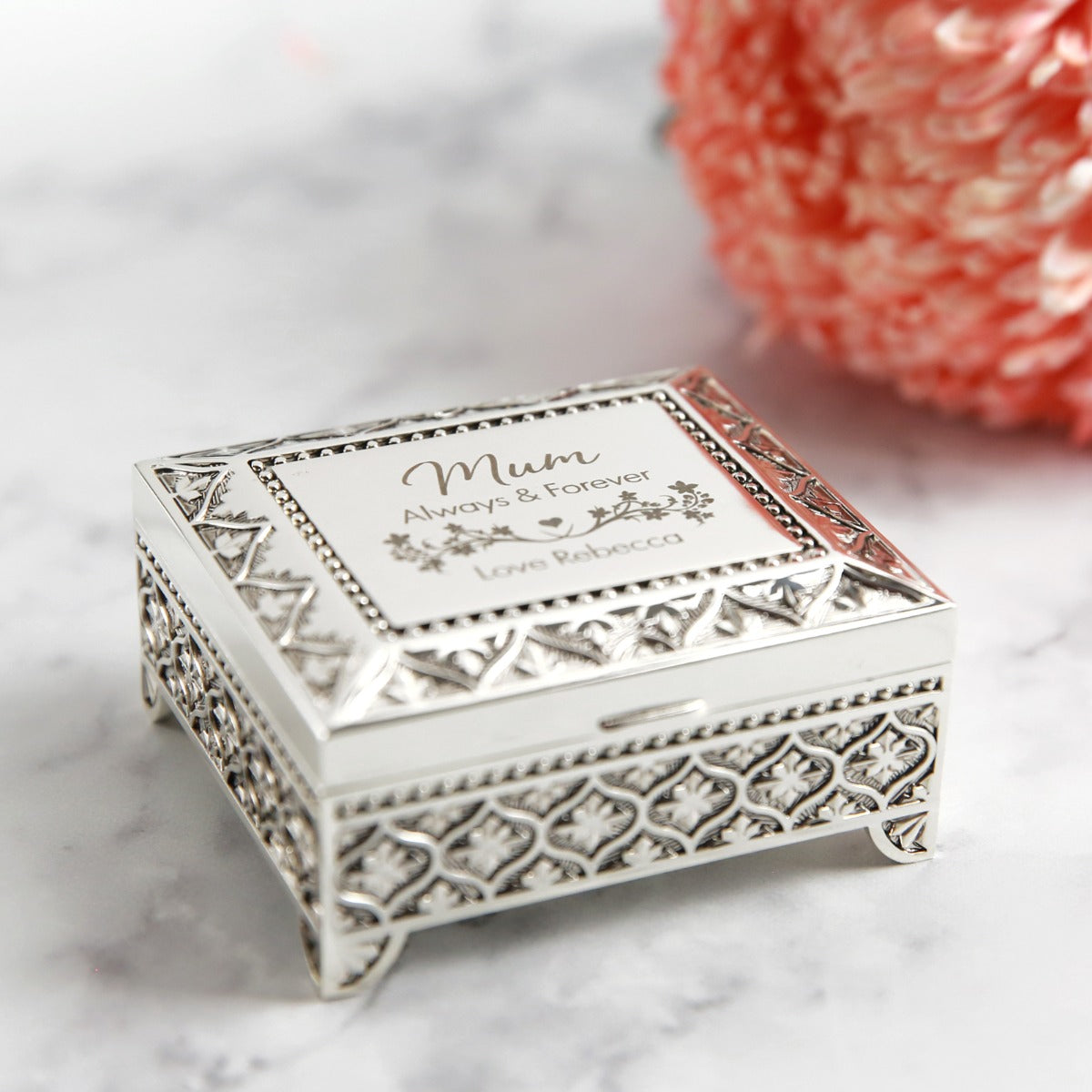 silver jewellery box