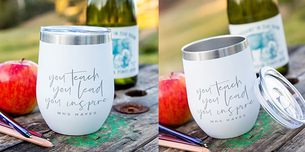 Engraved Wine Sipper Teacher's Gift