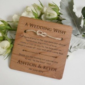 wedding favour wooden