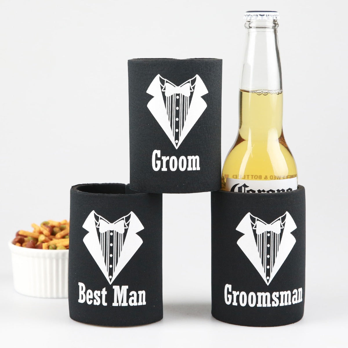 Personalised Stubby Holder Father's Day Gift Beer Bottle Cooler Dad's  Present Groomsman Beer Can Cooler Male Teacher 