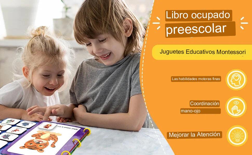 Libro ocupado Montessori para bebés y niños pequeños de 1 año -  España