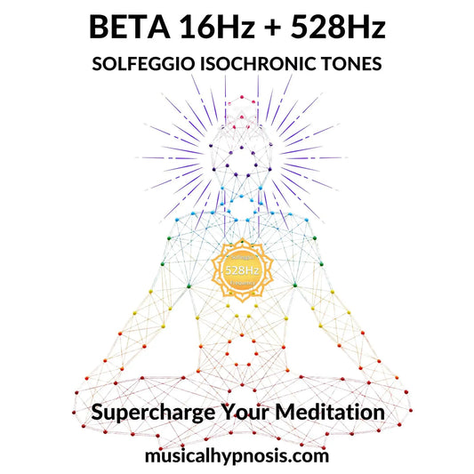 Beta 16Hz and 528Hz Solfeggio Isochronic Tones | 30 minutes