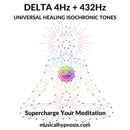 Delta 4Hz and 432Hz Universal Healing Isochronic Tones | 30 minutes