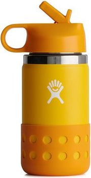 Hydro Flask 12 oz Kids Wide Mouth Straw Lid Bottle Firefly