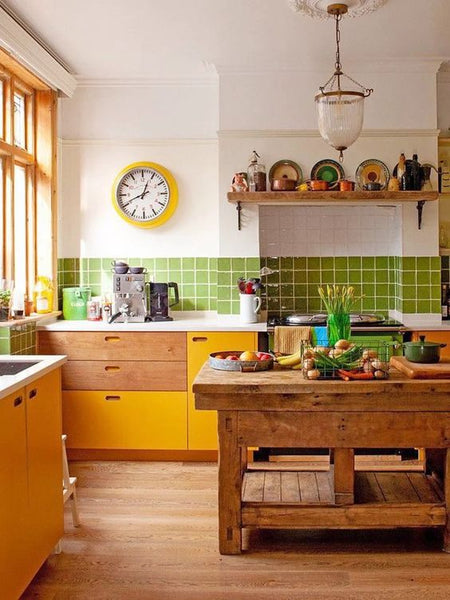 1970s Color Palettes in Kitchen